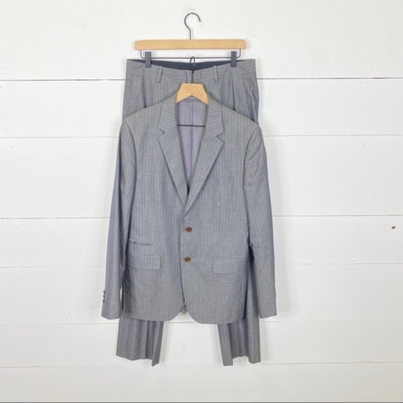 Theory Slim Fit 100% Cotton Two Piece Suit - Picture 2 of 16